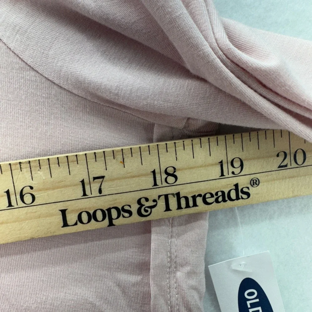 Old Navy Girls Size XL‎ 14 Pink Glitter Stay Amazing Graphic Long Sleeve Top